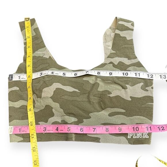 PINK VICTORIA’S SECRET Women’s Earthy Camo Print Stretch Bralette Size Small - Picture 5 of 5